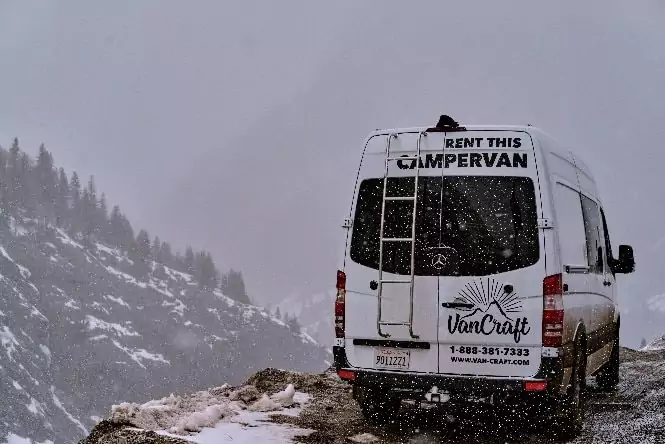 HOW TO GUIDE WINTER CAMPERVAN ROAD TRIP 9