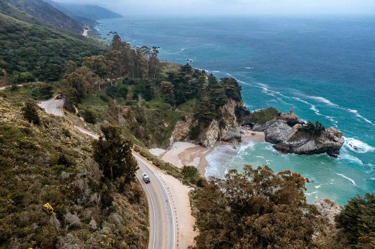 Perfect 2 Week Road Trip Itinerary for the California Coast McWay Falls