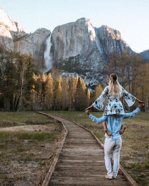 Perfect 2 Week Road Trip Itinerary for the California Coast Yosemite Valley Waterfall