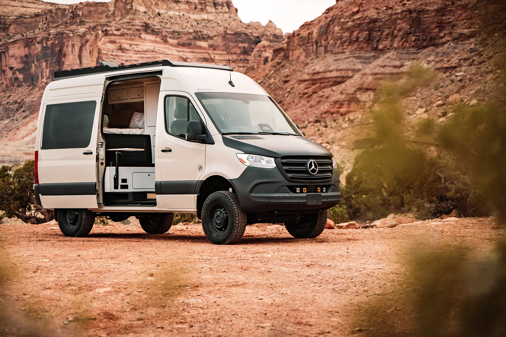 Mercedes short-wheelbase campervan conversion by VanCraft.
